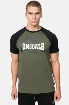 Мужская оливковая футболка MAGILLIGAN Оливковый M Lonsdale 117454