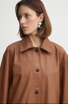 Кожаный плащ Herskind Halston