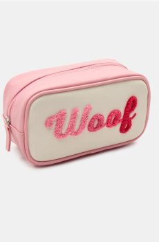 Косметичка з вишитим написом - різнобарвний