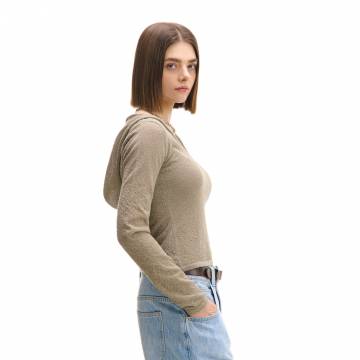 Cropp - Довгий светр з капюшоном - бежевий Cropp - Довгий светр з капюшоном - бежевий