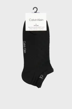 Женские черные носки (2 пары) SNEAKER STRUCTURE Черный ONESIZE Calvin Klein 701238124