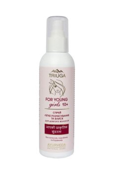 Спрей Triuga Ayurveda For Young Girls 10+ Легкое расчесывание и блеск, для длинных волос, 200 мл