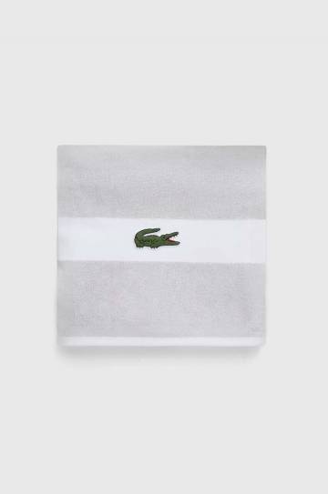 Хлопковое полотенце Lacoste L Casual Argent 55 x 100 cm