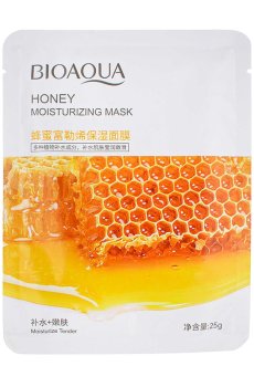 Маска для лица Bioaqua Honey Moisturizing Mask с экстрактом меда и фуллереном, 25 г