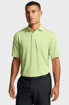 Мужское салатовое поло UA Playff 3.0 Chck Jaq Plo Салатовый S Under Armour 1387131-383