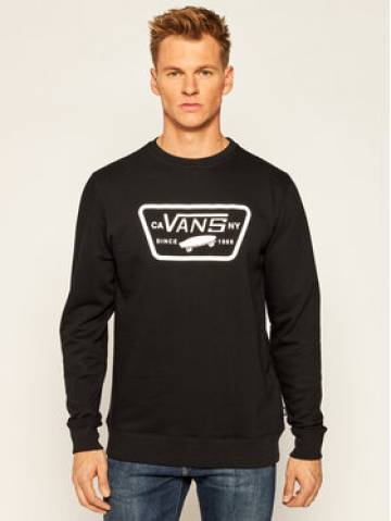 Vans Світшот Full Patch Crew II VN0A45CI Чорний Regular Fit Vans Світшот Full Patch Crew II VN0A45CI Чорний Regular Fit