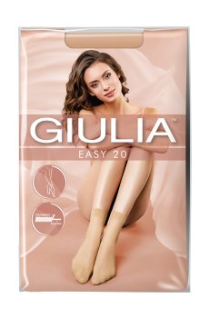 Носки женские Giulia Easy 20 DEN, Caramel, 2 пары