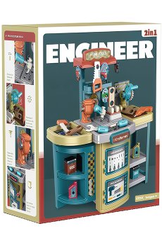 Детский игровой набор 2 в 1 VANYEH Engineer, от 3 лет (14P04)