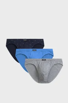 Мужские брифы (3 шт) Разноцветный S Atlantic 3MP-191