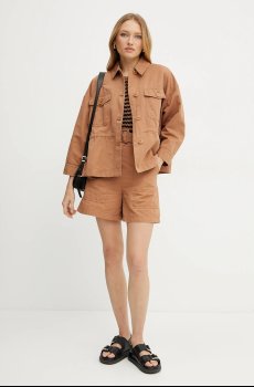 Шорты с примесью льна Weekend Max Mara