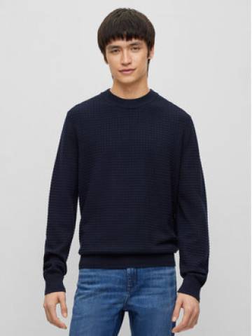 Hugo Светр Stoppo 50492803 Cиній Relaxed Fit Hugo Светр Stoppo 50492803 Cиній Relaxed Fit