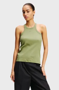 Женская зеленая майка AUTOGRAPH TANK Зеленый S Karl Lagerfeld A2W17107