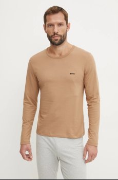 Хлопковый лонгслив BOSS 3 шт LSShirtRN 3P Classic
