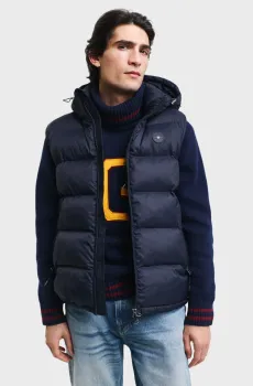 Мужской темно-синий жилет ACTIVE CLOUD VEST Синий S Gant 7006454