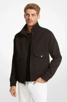 Мужская черная куртка TWILL HARRINGTON JKT Черный S Michael Kors CH3205C39S