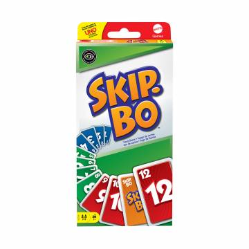 Карточная игра Mattel Games UNO Skip-bo, от 7 лет, 162 шт (42050)