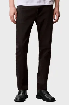 Мужские черные джинсы SLIM TAPER BLACK OIL Черный 32-34 Calvin Klein Jeans LV04RB754G