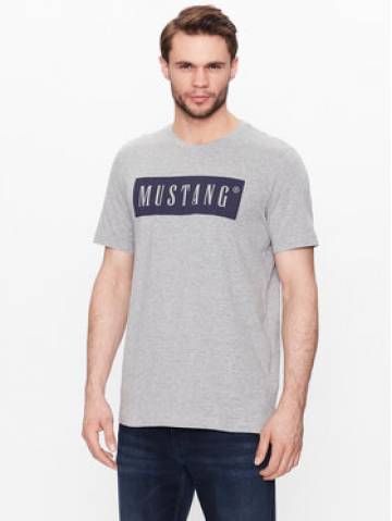 Mustang Футболка Alex 1013223 Сірий Regular Fit Mustang Футболка Alex 1013223 Сірий Regular Fit