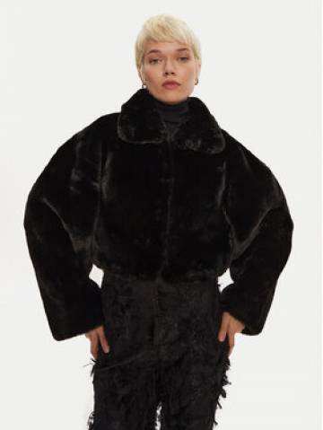 ROTATE Шуба Rasia 113110100 Чорний Regular Fit