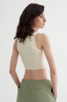 Кроп топ молочний Estro ER00112728