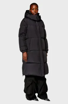 Женская черная куртка W-PEYT JACKET Черный 44 Diesel A10579 0AEAI