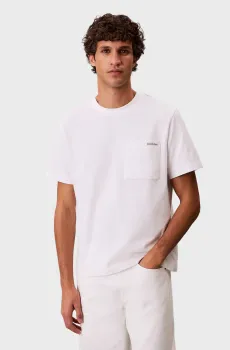 Мужская белая футболка 20S JERSEY EASY Белый XL Calvin Klein Jeans LV04RF280G