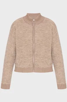 Женский бежевый кардиган Бежевый L Guess W5BR56.Z0702;F1AX