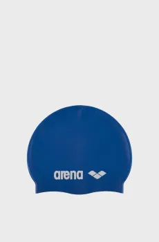 Детская синяя шапочка для плавания CLASSIC SILICONE JR Синий ONESIZE Arena 91670-077