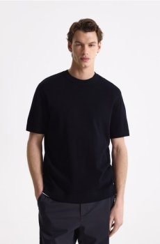 Reserved - Светр з короткими рукавами - чорний - 688HT-99X