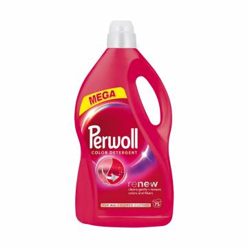 Средство для деликатной стирки Perwoll Renew Color Detergent, для цветных вещей, 75 стирок, 3.75 л Средство для деликатной стирки Perwoll Renew Color Detergent, для цветных вещей, 75 стирок, 3.75 л