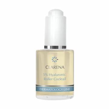 Увлажняющий коктейль для лица Clarena Dermatology Line 5% Hyaluronic Roller Cocktail, 30 мл Увлажняющий коктейль для лица Clarena Dermatology Line 5% Hyaluronic Roller Cocktail, 30 мл