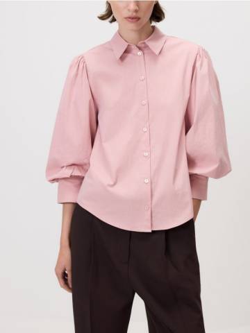 Reserved - Сорочка з затяжними рукавами - пастельний рожевий - 050IC-03X