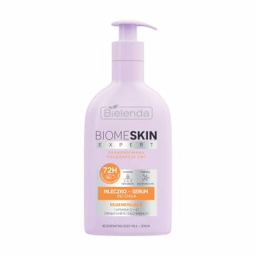 Восстанавливающее молочко + сыворотка для тела 2 в 1 Bielenda Biome Skin Expert Regenerating Body Milk + Serum, 350 мл Восстанавливающее молочко + сыворотка для тела 2 в 1 Bielenda Biome Skin Expert Regenerating Body Milk + Serum, 350 мл