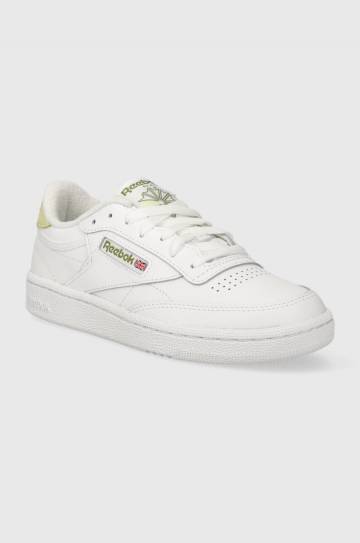 Кожаные кроссовки Reebok Club C 85 цвет белый Кожаные кроссовки Reebok Club C 85 цвет белый