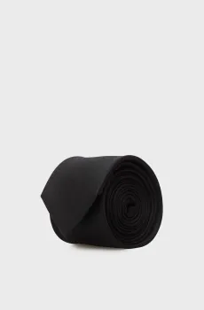 Мужской черный шелковый галстук Черный ONESIZE Karl Lagerfeld 561160.805100;990