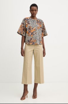 Штаны с добавлением льна Weekend Max Mara ZIRCONE