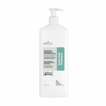 Увлажняющий шампунь для волос Brelil Hydra Soft Treatment Moisturising And Detangling Shampoo, 1 л