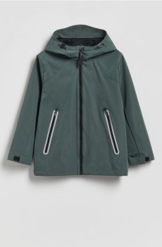 Reserved - Куртка з каптуром - синьо-зелений - 818HF-67X