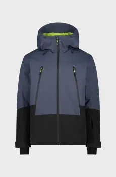 Мужская темно-синяя лыжная куртка FIX HOOD TWILL Синий 50 CMP 34W2037-U911