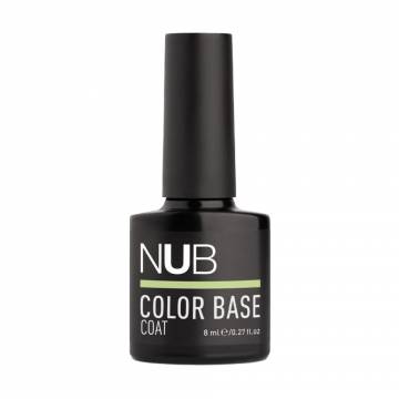 Каучуковая цветная база для гель-лака NUB Color Base Coat 12 Minty, 8 мл Каучуковая цветная база для гель-лака NUB Color Base Coat 12 Minty, 8 мл