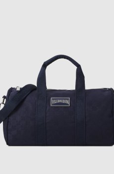 Синяя дорожная сумка в узоре