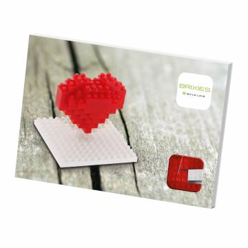 Конструктор BRIXIES Листівка Серце 42 деталі (220.017)