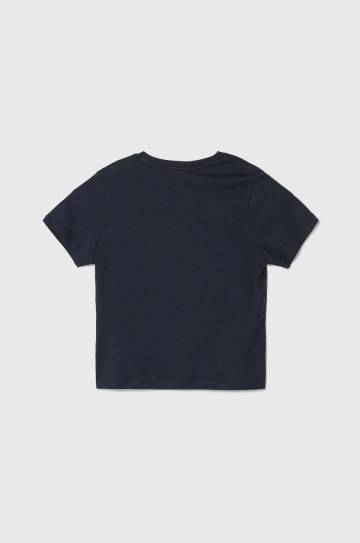 Хлопковая футболка Tommy Hilfiger цвет синий WW0WW40584 Хлопковая футболка Tommy Hilfiger цвет синий WW0WW40584