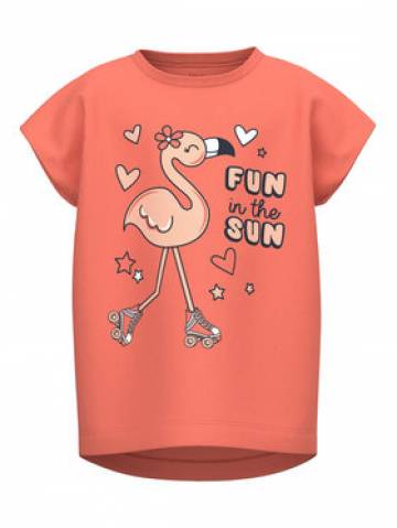 NAME IT Футболка 13215037 Оранжевий Loose Fit NAME IT Футболка 13215037 Оранжевий Loose Fit