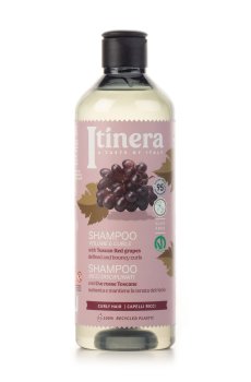 Шампунь Itinera Volume & Curls Shampoo для вьющихся волос, с красным виноградом, 370 мл