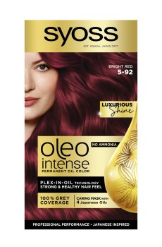 Безаммиачная стойкая краска для волос SYOSS Oleo Intense с маслом-активатором 5-92 Насыщенный красный, 115 мл