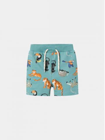 NAME IT Спортивні шорти Ditmar 13228541 Зелений Regular Fit NAME IT Спортивні шорти Ditmar 13228541 Зелений Regular Fit