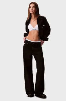 Женские черные джинсы SOFT Черный 25-RG Calvin Klein Jeans LV047D713G