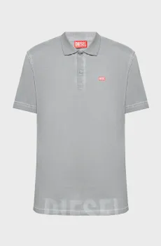 Мужское серое поло T-REJUST-NC-V3 Серый L Diesel A20428 0IKBQ