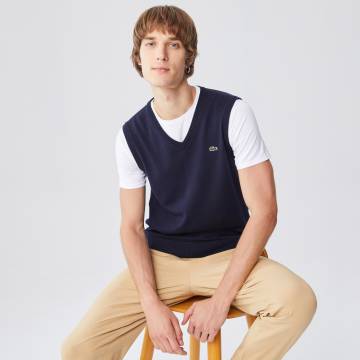 Lacoste светр чоловічий з V-вирізом Lacoste светр чоловічий з V-вирізом